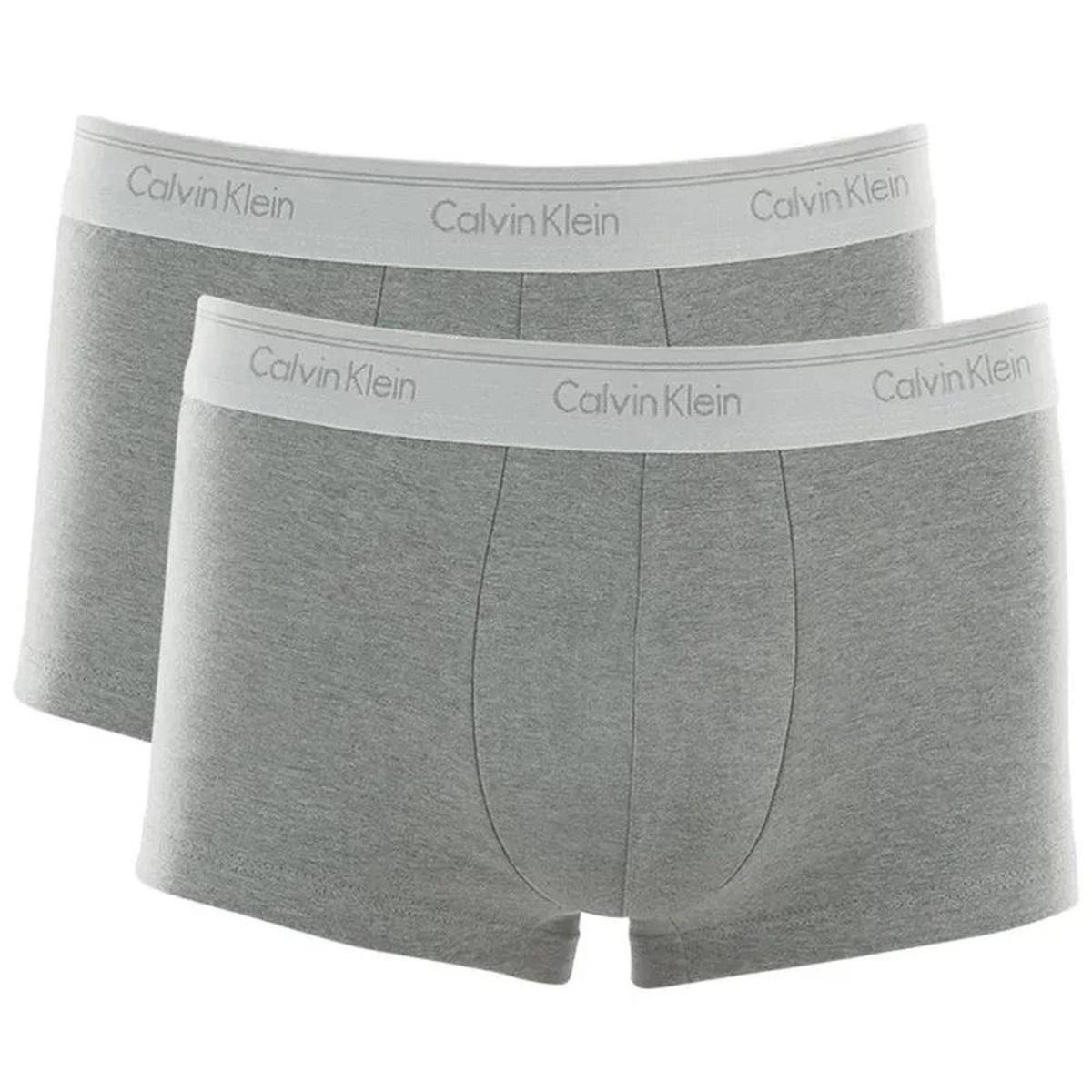 Kit Cueca Boxer Calvin Klein Cotton 2 Pçs Menor preço em Kit Cueca Boxer Calvin Klein Cotton 2 Pçs