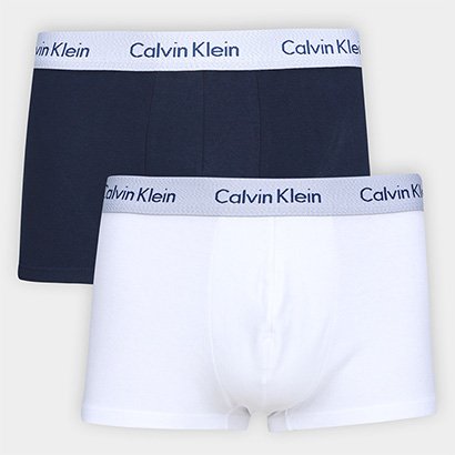 Kit Cueca Boxer Calvin Klein Low Rise Trunk Classic - 3 Peças - Masculino