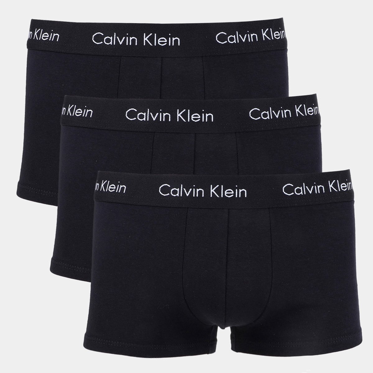 Kit Cueca Boxer Calvin Klein Trunk 3 Peças Menor preço em Kit Cueca Boxer Calvin Klein Trunk 3 Peças