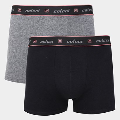 Kit Cueca Boxer Colcci Cotton Masculina - 2 Peças - Masculino