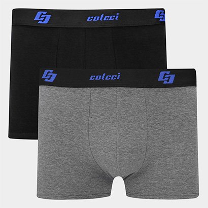 Kit Cueca Boxer Colcci Cotton Masculina - 2 Peças - Masculino