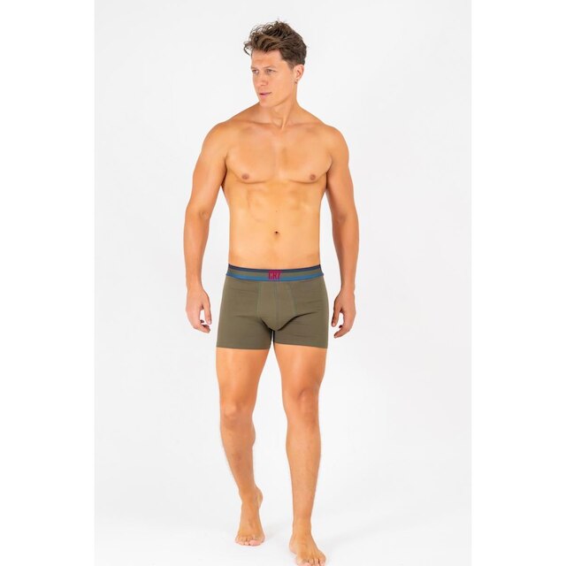 Kit Cueca Boxer CR7 Classic Style Trunk Cotton/EA 3 Peças