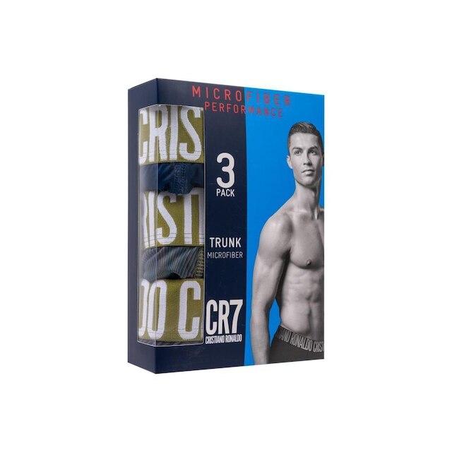 Kit Cueca Boxer CR7 Microfiber Performance Trunk 3 Peças