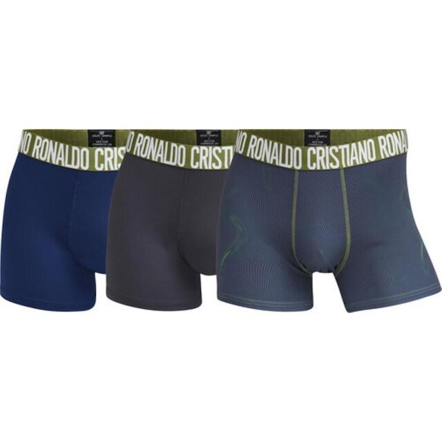 Kit Cueca Boxer CR7 Microfiber Performance Trunk 3 Peças
