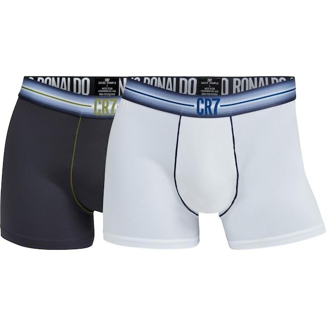 Kit Cueca Boxer CR7 Trunk Microfiber com 2 Peças