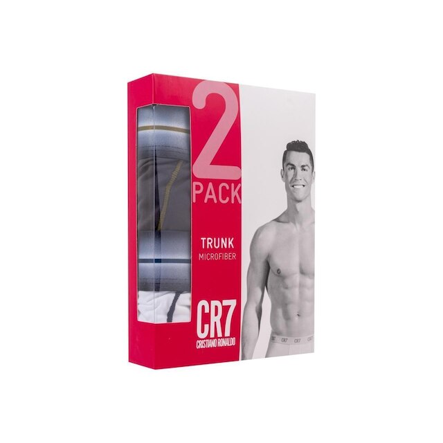 Kit Cueca Boxer CR7 Trunk Microfiber com 2 Peças