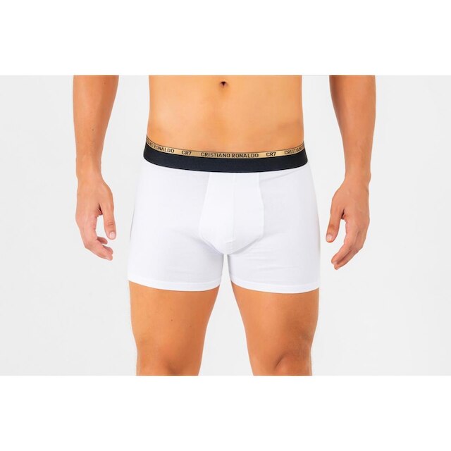 Kit Cueca Boxer CR7 Underwear Cotton/EA com 2 Peças
