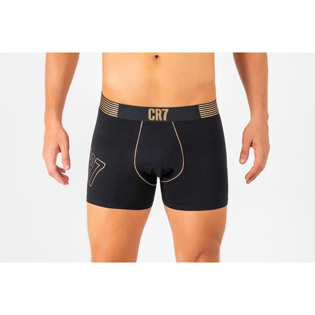 Kit Cueca Boxer CR7 Underwear Cotton/EA com 2 Peças