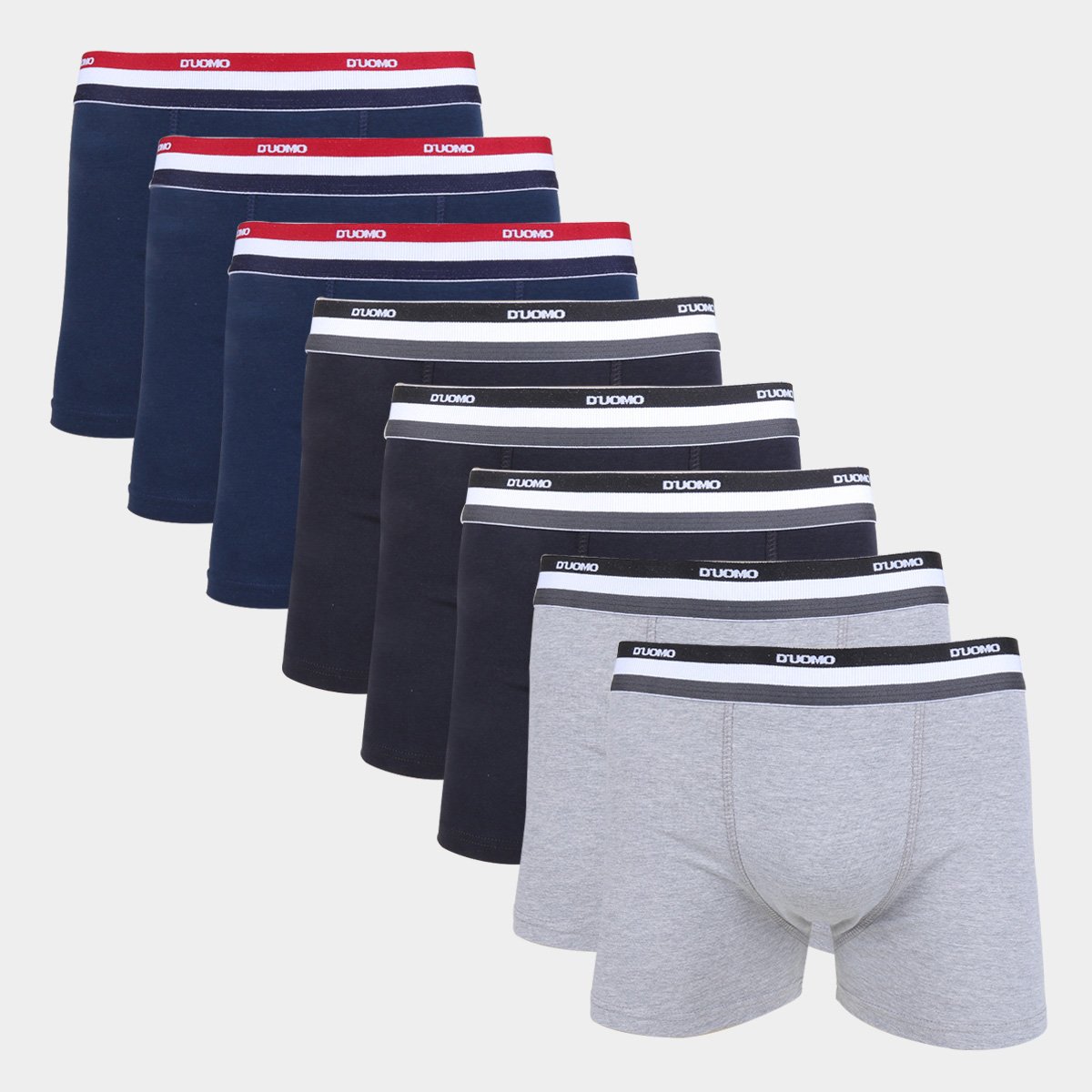 Kit Cueca Boxer Duomo Básica Com 8 Peças - Preto é ruim? Kit Cueca Boxer Duomo Básica Com 8 Peças - Preto é boa?