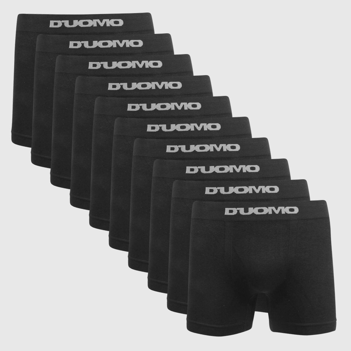 Kit Cueca Boxer Duomo Microfibra 10 Peças