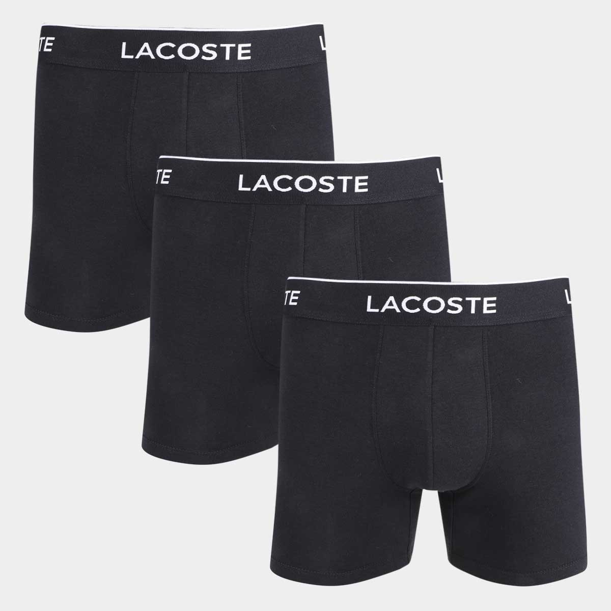 Kit Cueca Boxer Lacoste C/ 3 Peças - Preto é ruim? Kit Cueca Boxer Lacoste C/ 3 Peças - Preto é boa?