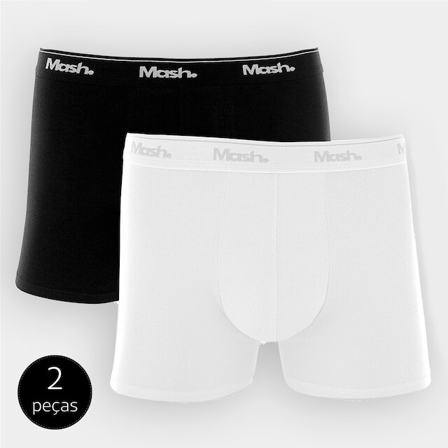 Kit Cueca Boxer Mash 02 Peças
