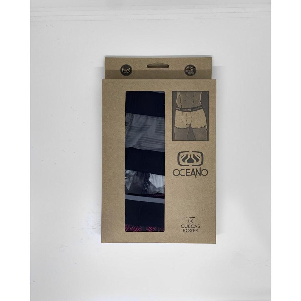 Kit Cueca Boxer Med Oceano Sublima