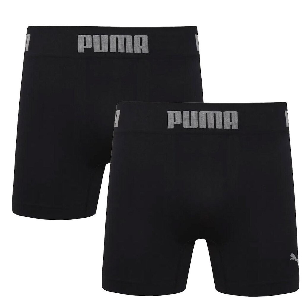 Kit Cueca Boxer Puma Sem Costura 2 Peças