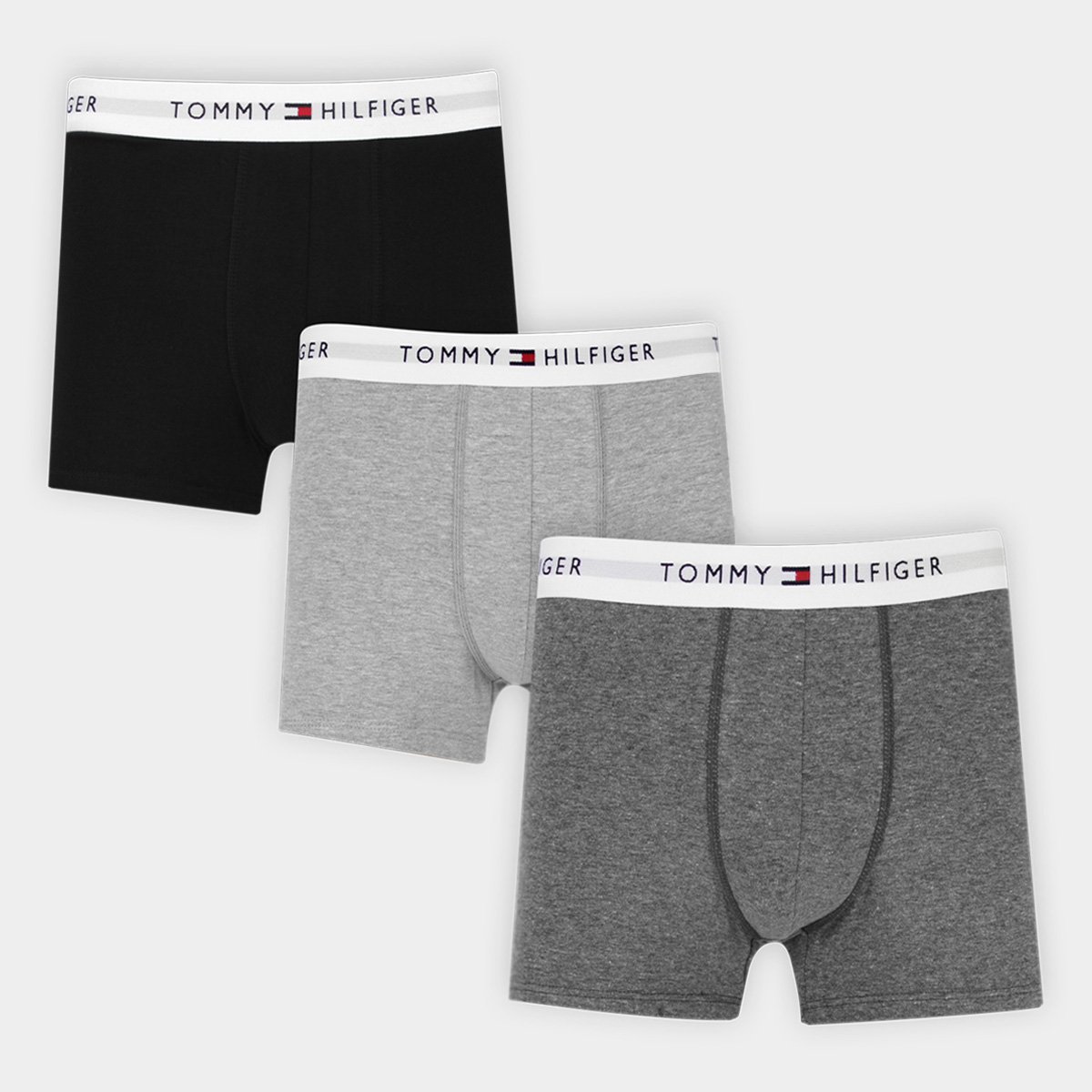 Kit Cueca Boxer Tommy Hilfiger Lisa Masculina 3 Peças - Mescla é ruim? Kit Cueca Boxer Tommy Hilfiger Lisa Masculina 3 Peças - Mescla é boa?