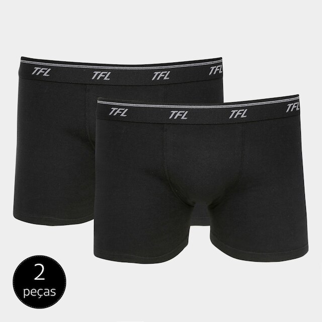 Kit Cueca Boxer Trifil Algodão 2 Peças