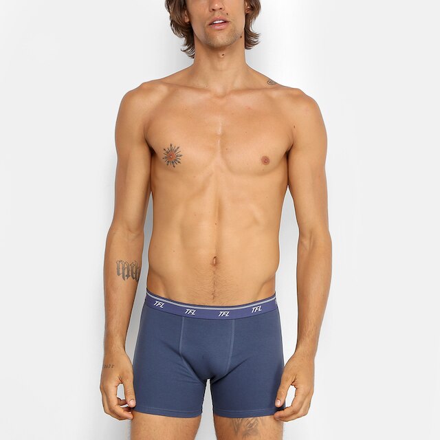 Kit Cueca Boxer Trifil Algodão 2 Peças