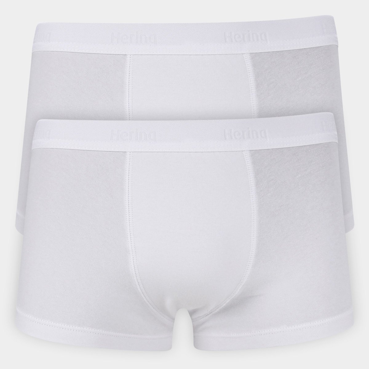 Kit Cueca Hering Trunk Modal 2 Peças - Branco Menor preço em Kit Cueca Hering Trunk Modal 2 Peças - Branco