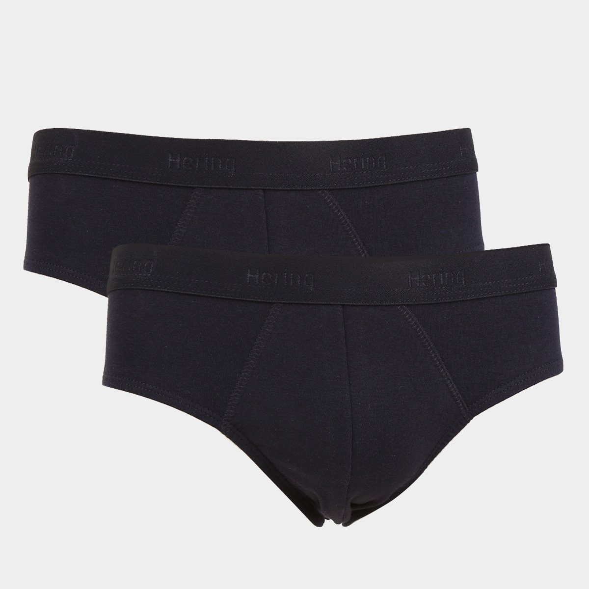 Kit Cueca Slip Hering C/ 2 Peças - Preto Menor preço em Kit Cueca Slip Hering C/ 2 Peças - Preto