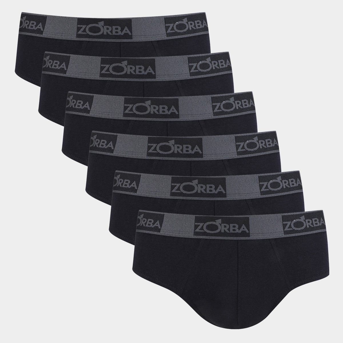Kit Cueca Slip Zorba Plus 6 Peças Menor preço em Kit Cueca Slip Zorba Plus 6 Peças
