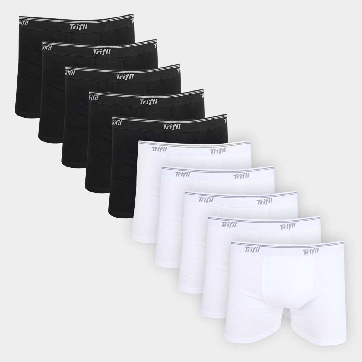 Kit Cuecas Boxer Trifil 10 Peças
