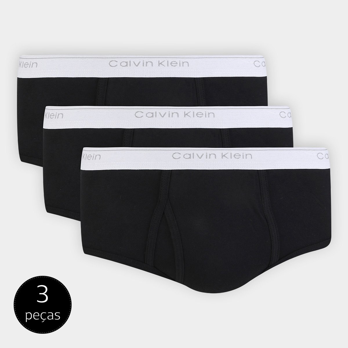 Kit de Cuecas Slip Calvin Klein Básica 3 Peças é ruim? Kit de Cuecas Slip Calvin Klein Básica 3 Peças é boa?