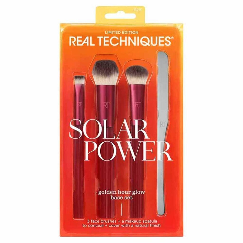 Kit de Pincéis Real Techniques Solar Power Golden Hour Glow Base Set Kit