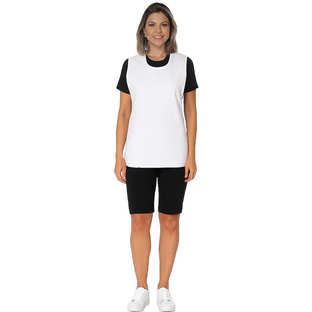 Kit Demorgan Copeira Baby look + Bermuda Feminina