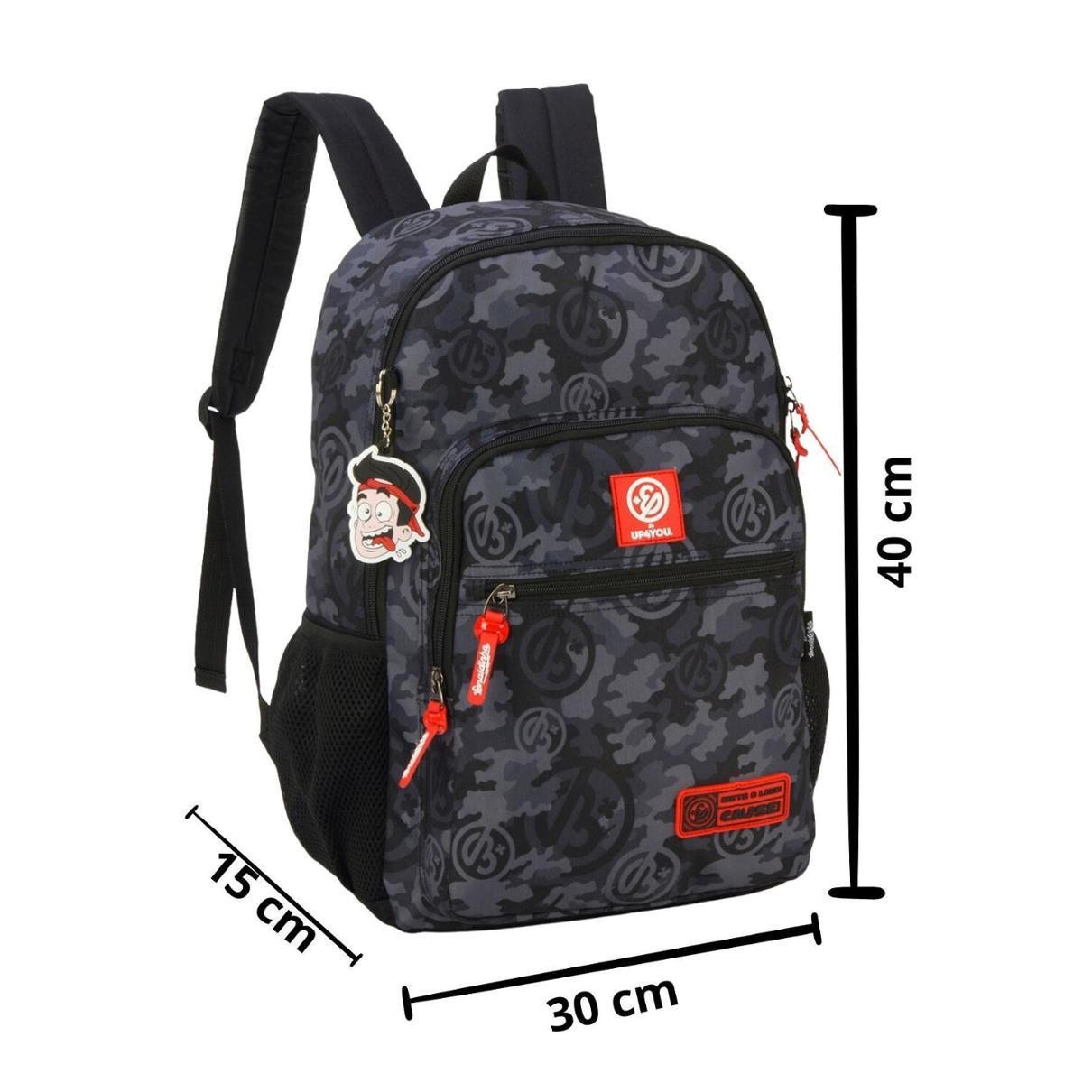 NLLE グッズ Kit Enaldinho Mochila 4 Rodas+Lancheira Oficial - Preto - Luxcel