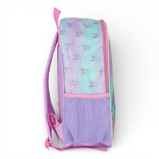 Kit Escolar Mochila Costas Estojo Stitch Luxcel