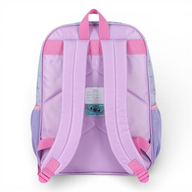Kit Escolar Mochila Costas Estojo Stitch Luxcel