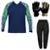 Kit Goleiro ADULTO Camisa Napoli Kanga + Calça TRB + Luva Penalty - Preto+Dourado