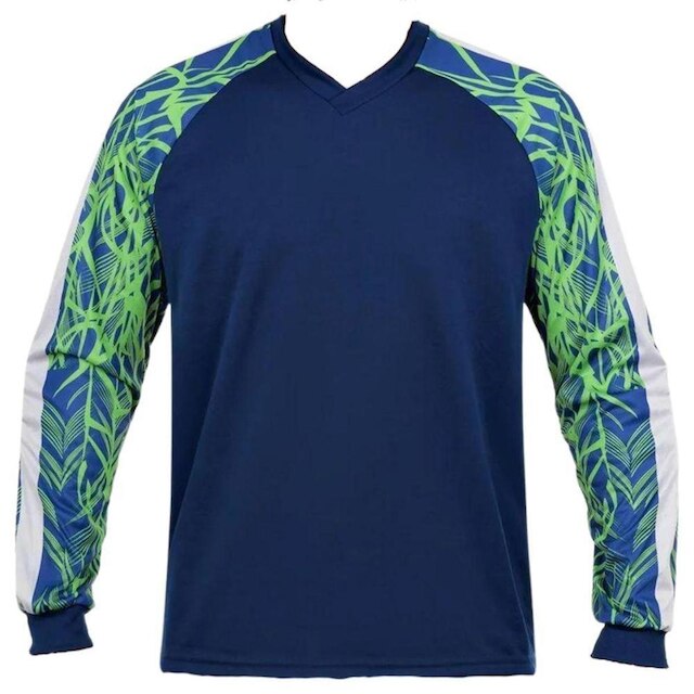 Kit Goleiro ADULTO Camisa Napoli Kanga + Calça TRB + Luva Penalty