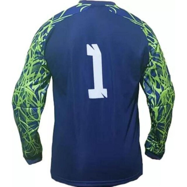 Kit Goleiro ADULTO Camisa Napoli Kanga + Calça TRB + Luva Penalty