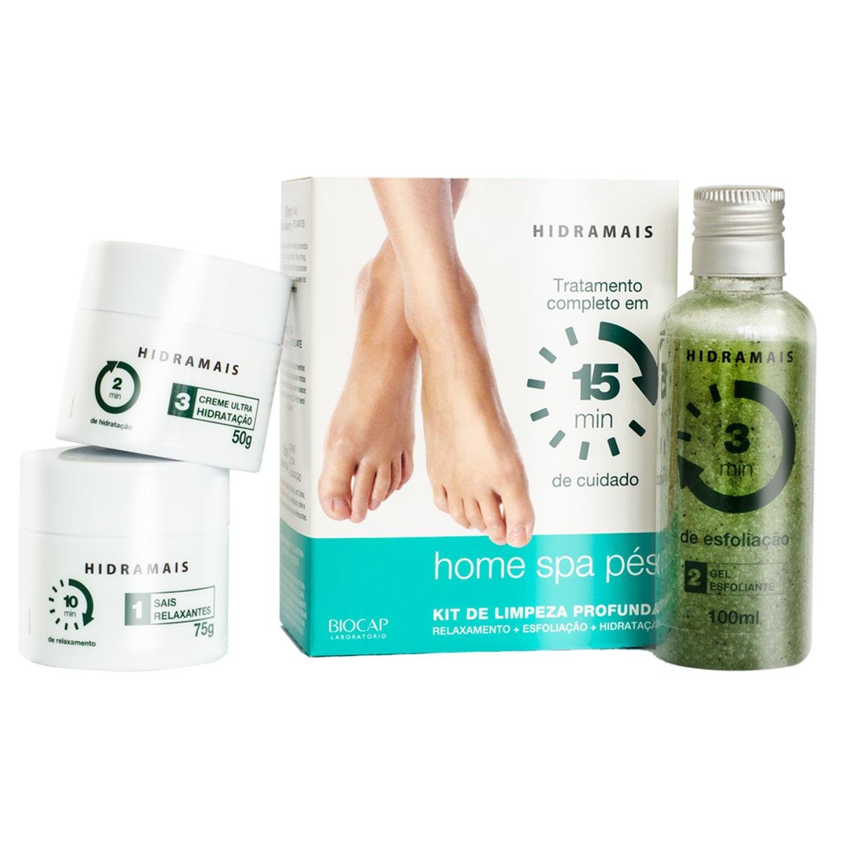 Kit Hidramais Sais Relaxantes Hidramais 75g + Gel Esfoliante 120ml + Creme Nutritivo 50g Menor preço em Kit Hidramais Sais Relaxantes Hidramais 75g + Gel Esfoliante 120ml + Creme Nutritivo 50g