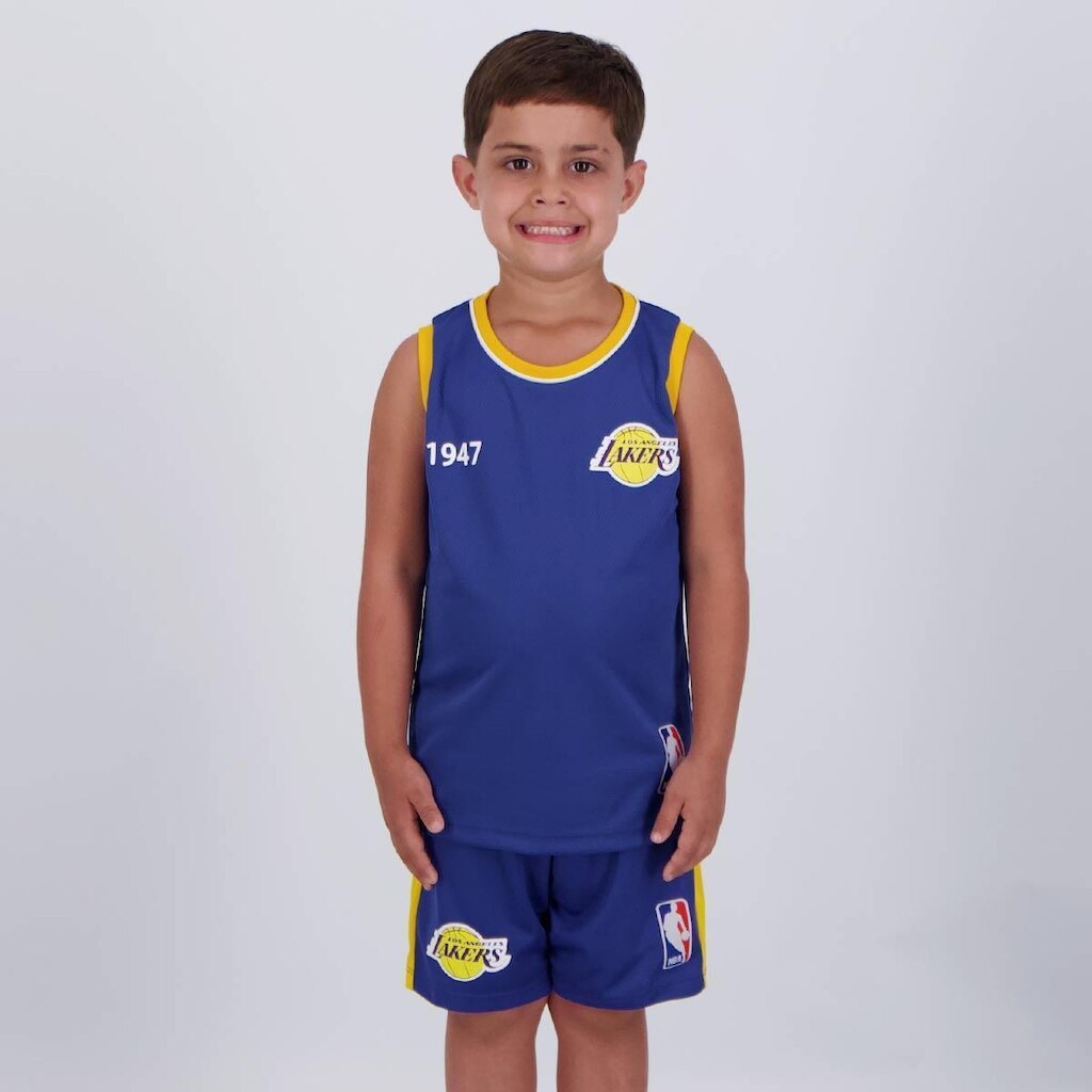 Kit Infantil NBA Classic Azul