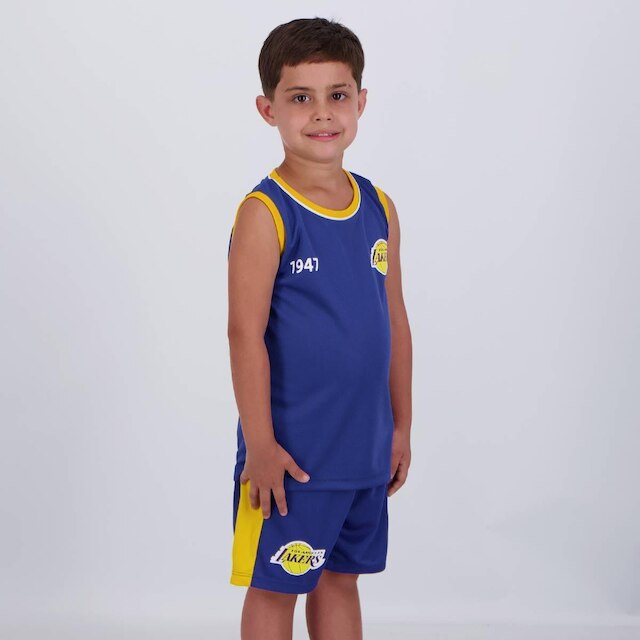 Kit Infantil NBA Classic Azul