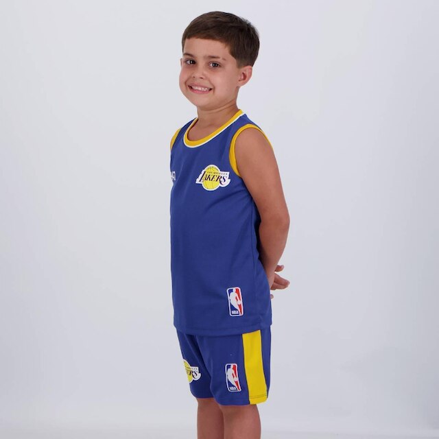 Kit Infantil NBA Classic Azul