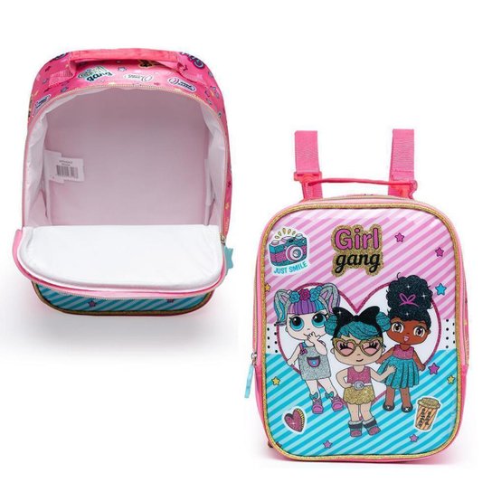 Kit Infantil Spector Mochila de Rodinhas Estojo Lancheira Escolar
