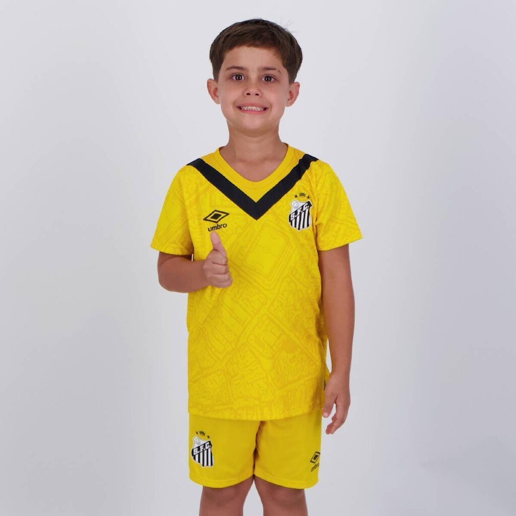 Kit Infantil Umbro Santos III 2024 Unissex