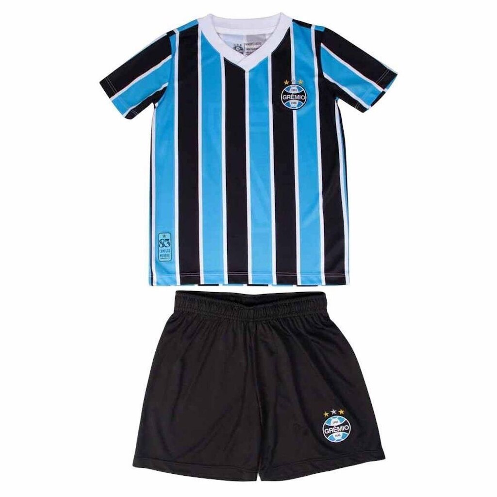 KIT JOGO GREMIO RETRO 1983 1026081-1978 - AZUL/BRANCO 2A