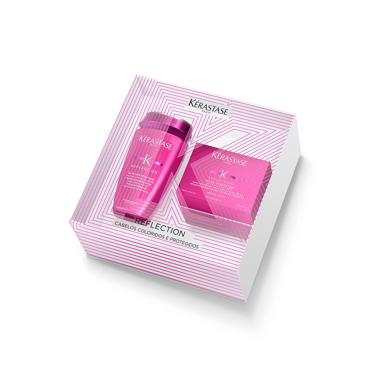 Kit Kérastase de Tratamento Bain Chromatique 250ml+Máscara Chromatique CX EP 200ml - Incolor Menor preço em Kit Kérastase de Tratamento Bain Chromatique 250ml+Máscara Chromatique CX EP 200ml - Incolor