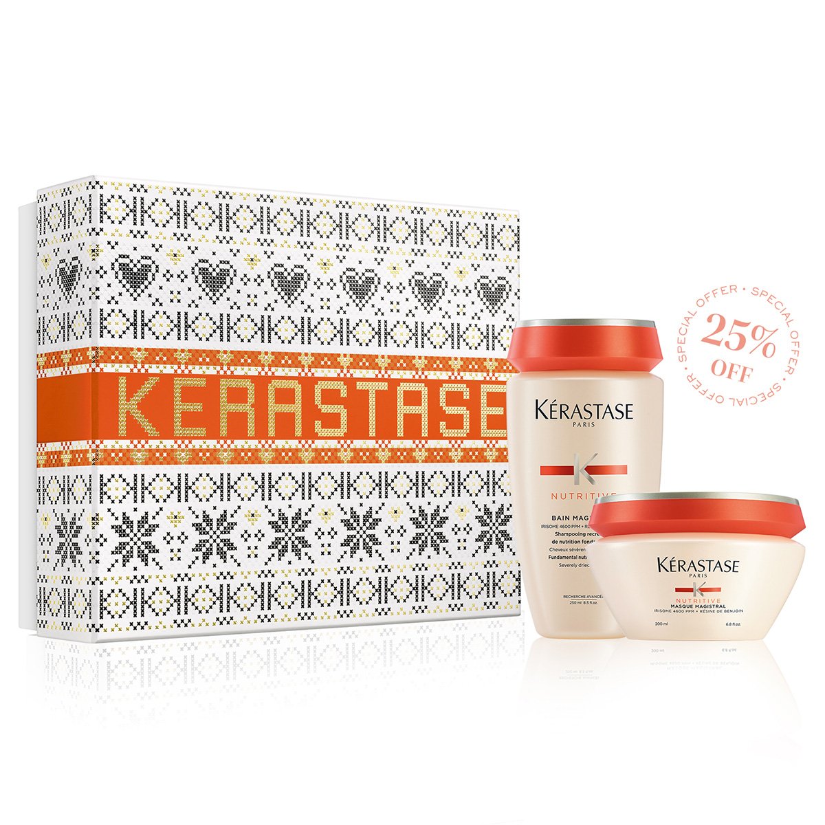 Kit Kérastase Nutritive Magistral Shampoo + Máscara de Tratamento Incolor Zattini