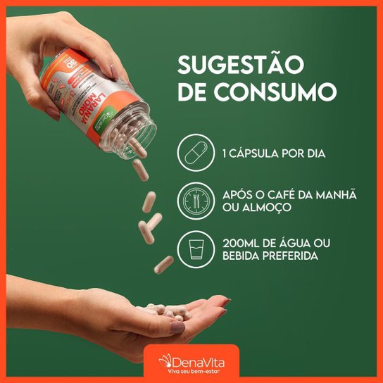 Kit Laranja Moro, Picolinato de Cromo, Café Verde 3x1 e Colágeno Tipo 2, Magnésio, MSM UC2 Denavita