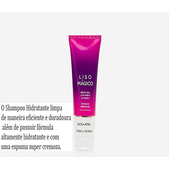 KIT LISO MAGICO SHAMPOO E MASCARA - LOWELL - 2007