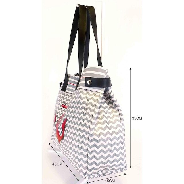 Kit Magicc Praia Bolsa + Necessaire + Chinelo Feminino