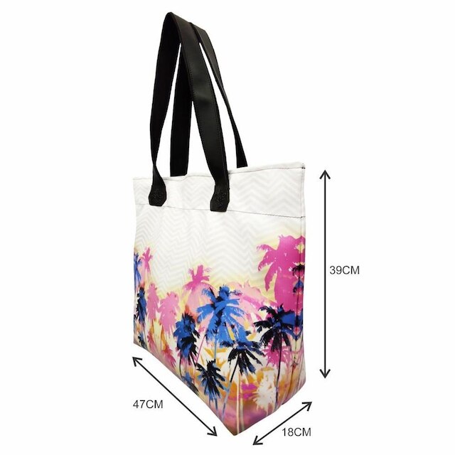 Kit Magicc Praia Bolsa + Necessaire + Chinelo Feminino