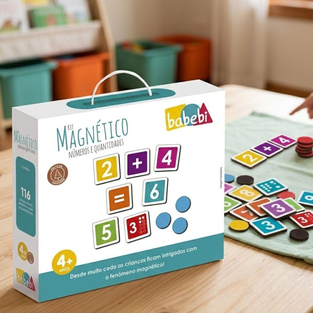 Kit Magnetico Números E Quantidades Babebi
