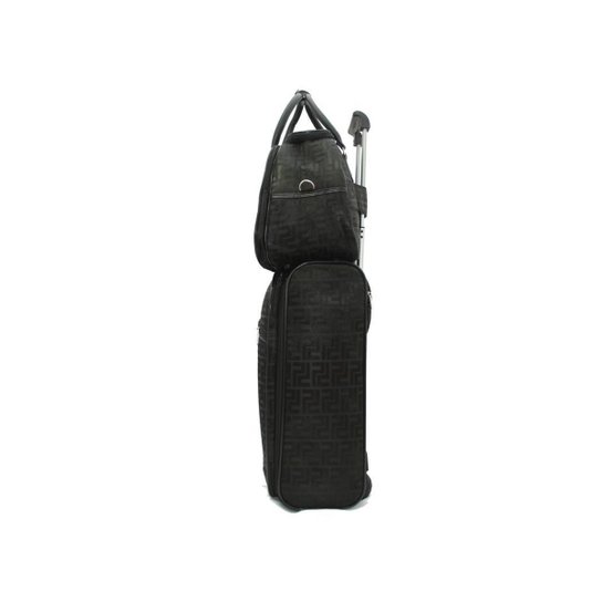 Kit Mala De Viagem De Bordo Quadrada Com Rodinha + Mala de Mão