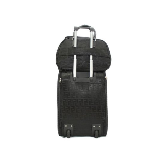 Kit Mala De Viagem De Bordo Quadrada Com Rodinha + Mala de Mão